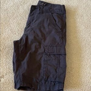 grey cargo shorts